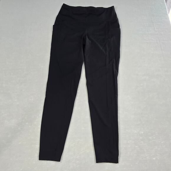 Baleaf Black High Waisted Nylon/Spandex Leggings with Side Pockets XL - NWOT - Picture 1 of 12
